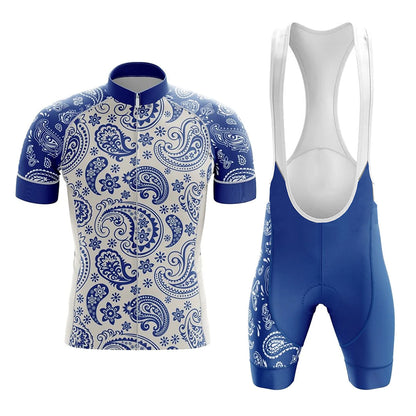 Blue Paisley Cycling Kit